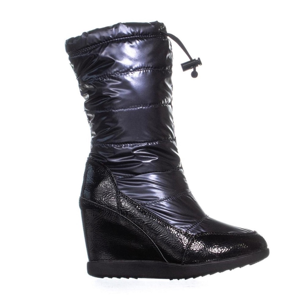 Womens Cougar Gander Wedge Winter Boots, Gunmetal